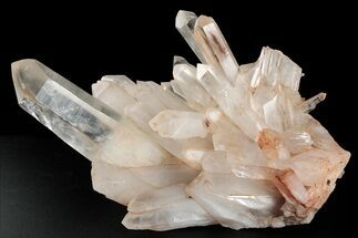 Tangerine Quartz Crystal Cluster - Madagascar #205634