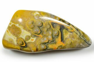 Polished Bumblebee Jasper - Mount Papandayan, Indonesia #261869