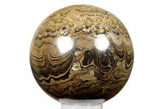 Huge Polished Stromatolite (Greysonia) Sphere - Bolivia #264393
