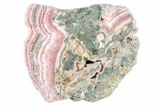 Polished Banded Rhodochrosite Slab - Argentina #264684
