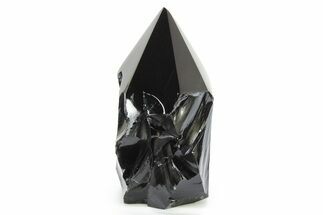 Free-Standing Polished Obsidian Point - Mexico #265399