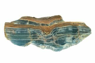 Polished Blue Calcite Slab - Argentina #264388