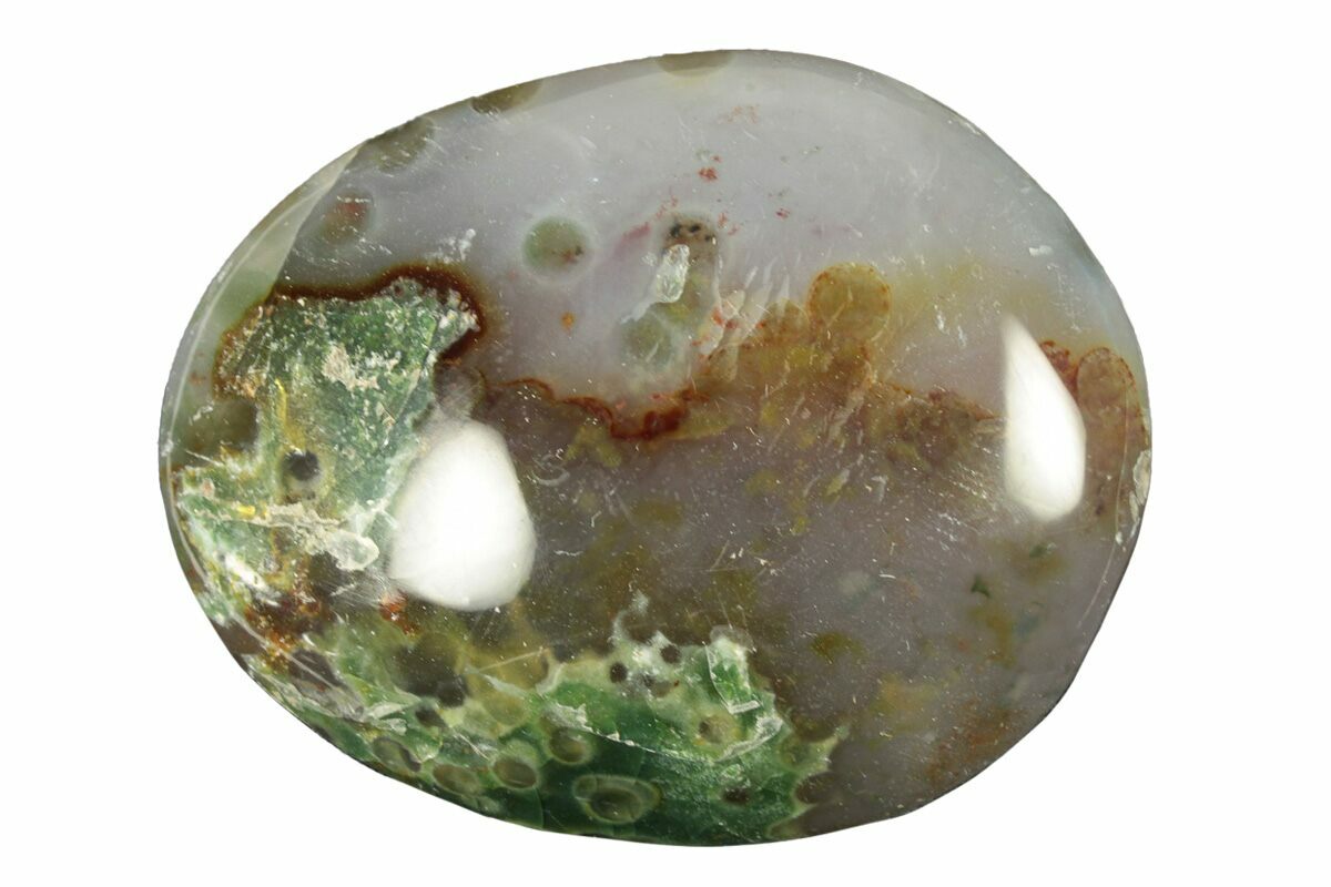 2" Polished Ocean Jasper Stone New Deposit (261271) For Sale