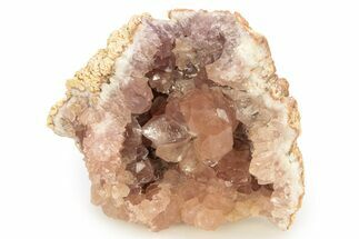 Sparkly Pink Amethyst Geode Section - Argentina #271289