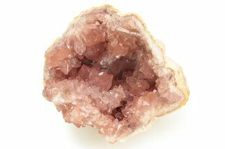 Sparkly Pink Amethyst Geode Section - Argentina #271343