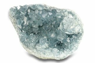 Crystal Filled Celestine (Celestite) Geode - Madagascar #271557