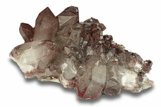 Natural, Red Quartz Crystal Cluster - Morocco #271790