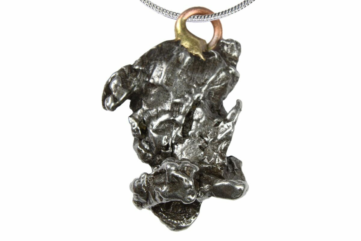 Campo Del Cielo Nickel Iron Meteorite Pendant Necklace - Genuine Space Rock