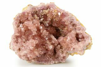 Sparkly Pink Amethyst Geode Section - Argentina #271300
