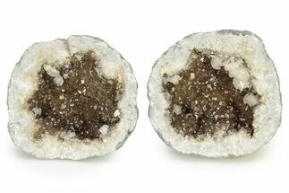 Keokuk Geode with Calcite Crystals - Missouri #274283