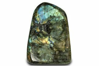 Flashy, Free-Standing Polished Labradorite - Madagascar #274640