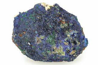 Sparkling Azurite and Malachite on Dolomite - Morocco #274530