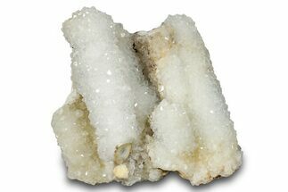 Sparkling Quartz Chalcedony Stalactite Formation - India #274728