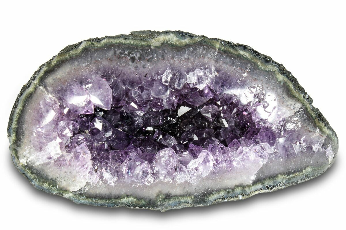 4.75 Sparkly, Purple Amethyst Geode - Uruguay (#276824) For Sale