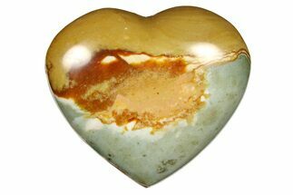 Wide, Polychrome Jasper Heart - Madagascar #277947