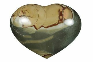 Wide, Polychrome Jasper Heart - Madagascar #277997