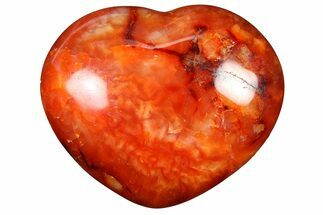 Colorful Carnelian Agate Heart #277971