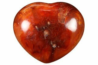 Colorful Carnelian Agate Heart #277974