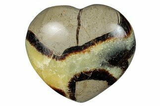 Polished Septarian Heart - Madagascar #278025