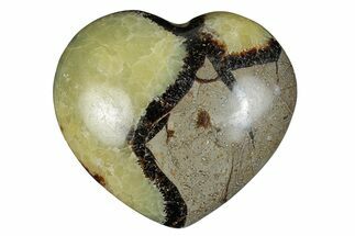 Polished Septarian Heart - Madagascar #278045