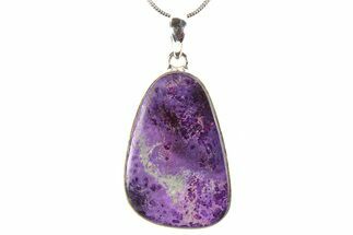 Polished Sugilite Pendant (Necklace) - Sterling Silver #278546