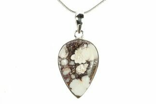 Wild Horse Magnesite Pendant - Sterling Silver #278699