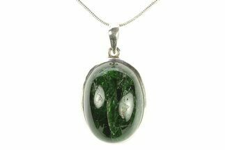 Chrome Diopside Pendant (Necklace) - Sterling Silver #278803