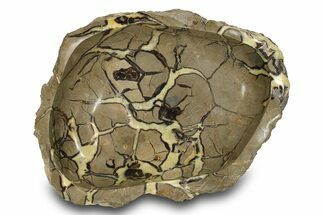 Giant Polished Septarian Bowl - Madagascar #280202