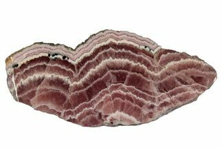 Polished Banded Rhodochrosite Slab - Argentina #281805