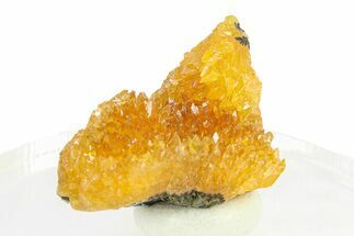 Intense Orange Calcite Crystal Cluster - Poland #282245