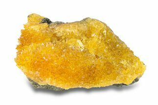 Intense Orange Calcite Crystal Cluster - Poland #282341