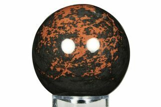 Polished Mahogany Obsidian Sphere - Mexico #283176