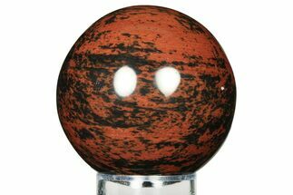 Polished Mahogany Obsidian Sphere - Mexico #283178