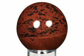 Polished Mahogany Obsidian Sphere - Mexico #283181