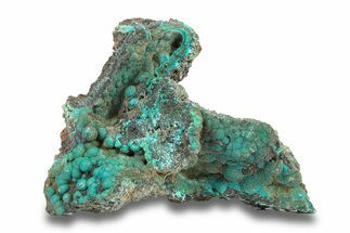 Deep Teal Botryoidal Chrysocolla - Planet Mine, Arizona #283868