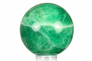 Colorful Green Fluorite Sphere - China #284419