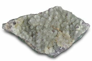 Botryoidal Fluorite on Amethyst - Colorado #285046