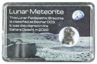 Polished Lunar Meteorite Slice ( g) - Bechar #285232