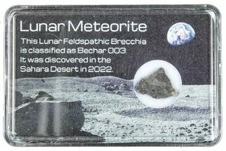 Polished Lunar Meteorite Slice ( g) - Bechar #285246