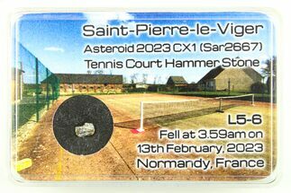 L- Chondrite Meteorite Hammer Stone - Saint-Pierre-le-Viger #285744