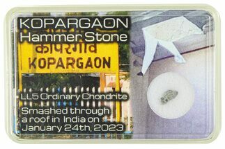 Chondrite Meteorite Hammer Stone ( g) - Kopargaon #286035