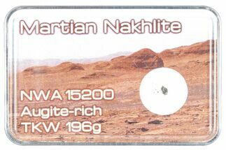 Martian Nakhlite Meteorite Fragment - NWA #288360