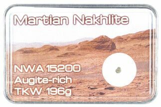 Martian Nakhlite Meteorite Fragment - NWA #288367