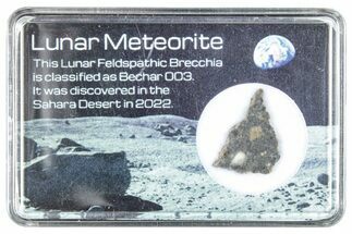 Polished Lunar Meteorite Slice ( g) - Bechar #288420