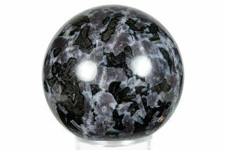 Polished, Indigo Gabbro Sphere - Madagascar #289870