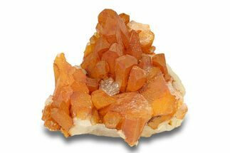 Tangerine Quartz Crystal Cluster - Brazil #289739