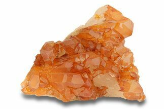Tangerine Quartz Crystal Cluster - Brazil #289747