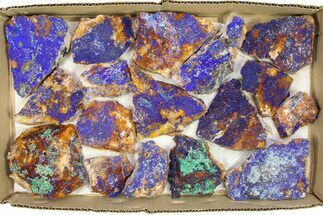 Clearance Lot: Sparkling Azurite & Malachite Clusters - Pieces #289438