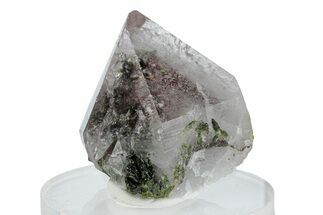 Spotted Phantom Amethyst Crystal with Epidote - China #290450
