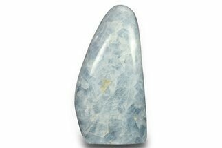 Polished, Free-Standing Blue Calcite - Madagascar #290320